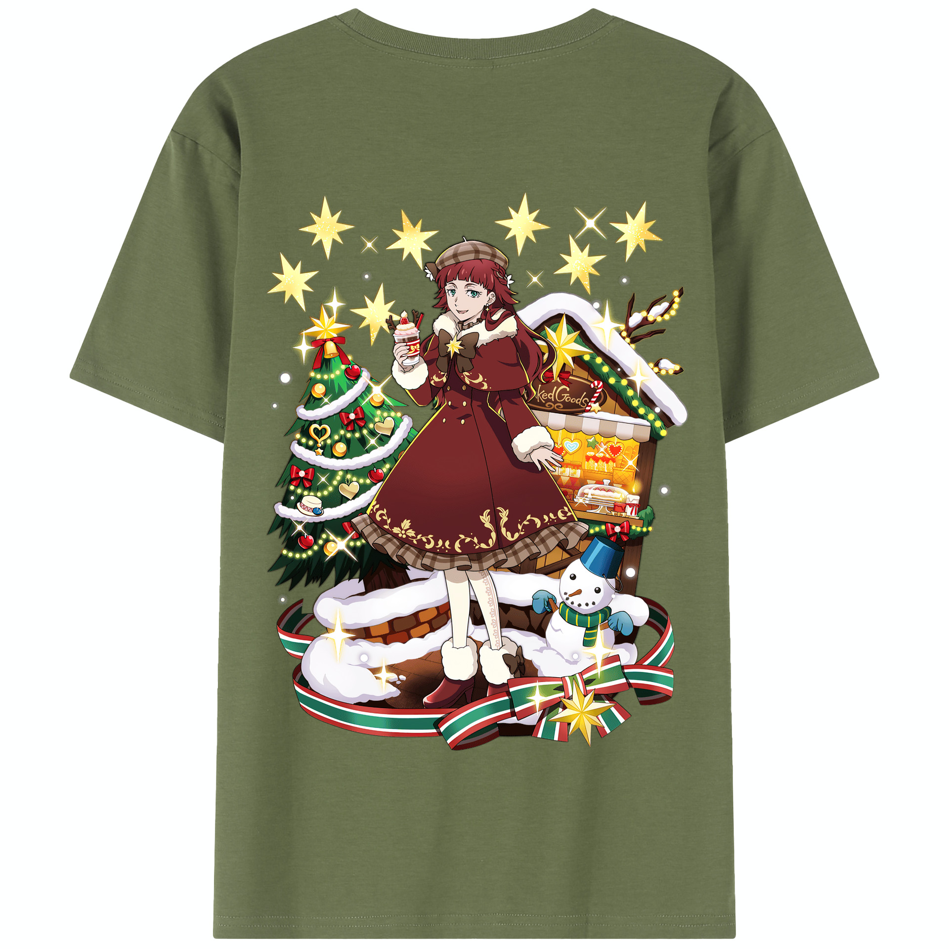 （画像用） 文豪ストレイドッグス Bungo Stray Dogs 綿100％半袖Tシャツ（背面プリント）